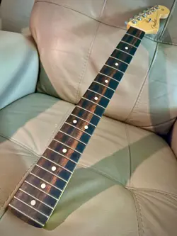 FENDER AMERICAN PRO STRATOCASTER NECK - EBONY FRETBOARD, FENDER LOCKING TUNERS