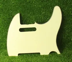 TELECASTER PICKGUARD FOR FENDER TELE - MINT GREEN NO SCREW HOLES DISPLAY PIECE