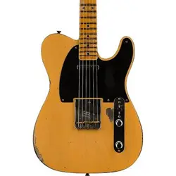 FENDER CUSTOM SHOP LE '53 TELECASTER HEAVY RELIC GUITAR AGED NOCASTER BLONDE