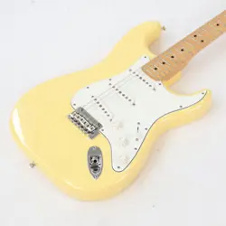 FENDER USED PLAYER STRATOCASTER MN BUTTERCREAM 2021 ELECTRIC GUITAR SAFE DELIVER