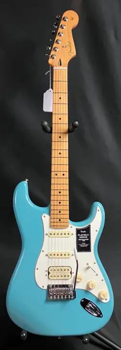 FENDER PLAYER II STRATOCASTER HSS ELECTRIC GUITAR AQUATONE FINISH