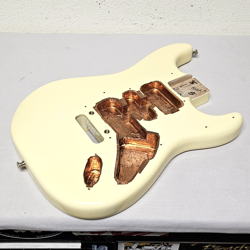 2013 FENDER AMERICAN STANDARD STRAT ALDER BODY OLYMPIC WHITE USA ELECTRIC GUITAR