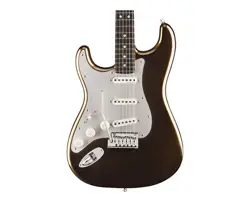 USED FENDER AMERICAN ULTRA II STRATOCASTER LEFT-HAND - TEXAS TEA W/EBONY FB