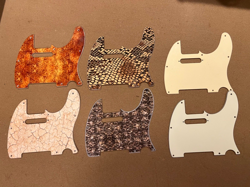 FENDER TELECASTER PICKGUARDS (LOT OF 6)