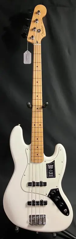 FENDER PLAYER JAZZ BASS 4-STRING BASS GUITAR POLAR WHITE FINISH