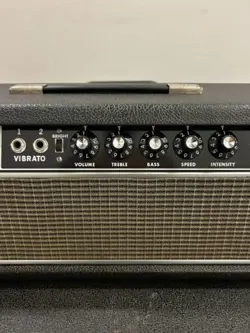 1967 FENDER BANDMASTER DRIP EDGE TUBE AMP HEAD MODEL AB763 VINTAGE RARE WORKS!