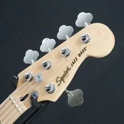 SQUIER BY FENDER USED AFFINITY SERIES JAZZ BASS V OLYMPIC WHITE SAFE DELIVERY FR