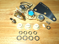 FENDER 2020 USA WHITE ERIC JOHNSON SIGNATURE STRATOCASTER CONTROL POTS HARNESS