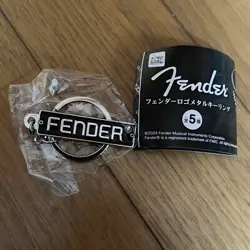FENDER LOGO METAL KEY RING
