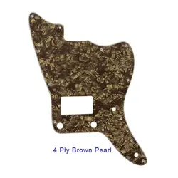 US FENDER JAZZMASTER PICKGUARD PAF &BRIDGE POST/HOLES UPPER CONTROL,BROWN PEARL