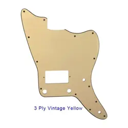 US FENDER JAZZMASTER PICKGUARD PAF &BRIDGE POST/HOLES UPPER CONTROL VINTAGE