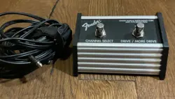 FENDER TWO-BUTTON FOOTSWITCH CHANNEL SELECT   DRIVE/MORE DRIVE CABLE INCLUDED