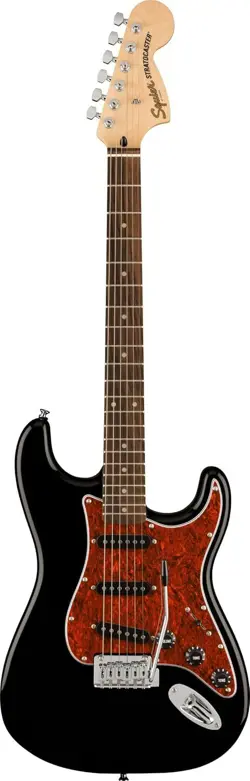 FENDER SQUIER AFFINITY STRATOCASTER - LIMITED EDITION BLACK,HOT