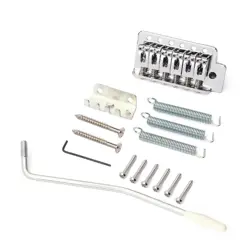 CHROME TREMOLO BRIDGE SYSTEM KIT FOR FENDER STRATOCASTER STRAT ELECTRIC GUITAR P