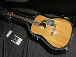 FENDER CD60 NAT ACOUSTIC GUITAR WITH HARD CASE - USED, GREAT CONDITION