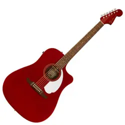 FENDER REDONDO PLAYER ECO ACOUSTIC GUITAR CANDY APPLE RED NEW