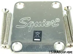 FENDER SQUIER CLASSIC VIBE 70S, STRATOCASTER STRAT, NECK PLATE, GUITAR, NICKEL