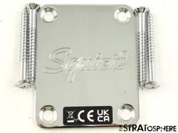FENDER SQUIER PARANORMAL ESQUIRE DELUXE NECK PLATE TELECASTER GUITAR CHROME