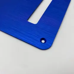 PICKGUARD BRUSHED ALUMINUM