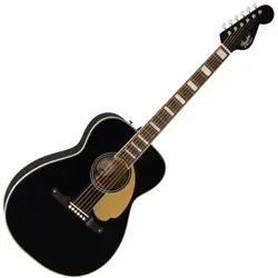 FENDER MALIBU VINTAGE ACOUSTIC GUITAR OVANGKOL FINGERBOARD BLACK GOLD PICKGUARD