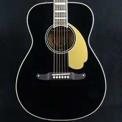 FENDER CALIFORNIA VINTAGE MALIBU ACOUSTIC GUITAR BLACK - NEW
