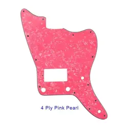 US FENDER JAZZMASTER PICKGUARD PAF &BRIDGE POST/HOLES UPPER CONTROLN, PINK PEARL