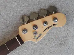 FENDER AMERICAN PRECISION BASS GUITAR NECK   TUNERS AS-IS