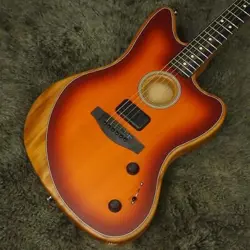 FENDER AMERICAN ACOUSTASONIC JAZZMASTER TOBACCO SUNBURST ELECTRIC GUITAR