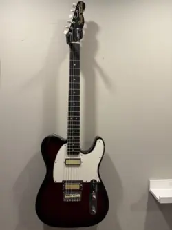 FENDER GOLD FOIL TELECASTER CANDY APPLE BURST ELECTRIC GUITAR W/ GIG BAG