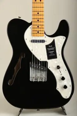 FENDER VINTERA II 60S TELECASTER THINLINE MAPLE FINGERBOARD BLACK S N MX23035367