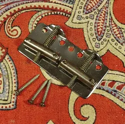 VINTAGE 1972 FENDER TELECASTER BASS (2) SADDLE BRIDGE W/ SCREWS