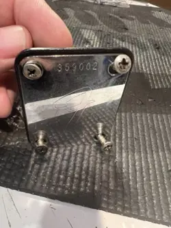 70S FENDER NECKPLATE