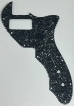 FOR FIT FENDER US TELECASTER THINLINE 69 TV JONES GUITAR PICKGUARD BLACK PEARL