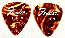 VINTAGE FENDER GUITAR PICK 1960S 2 CELLULOID PRE-CBS PLECTRUM UNUSED OLD STOCK