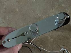 FENDER PLAYER PLUS NASHVILLE TELECASTER GUITAR CONTROL PLATE POTS KNOBS