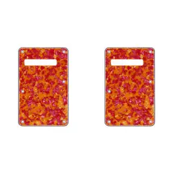 2PCS GUITAR BACK PLATE TREMOLO TREM COVER FOR FENDER STRAT ACCESSORY PARTS 3 PLY