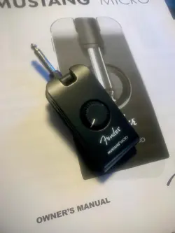 FENDER MUSTANG MICRO HEADPHONE GUITAR AMP USED