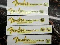 WATERSLIDE HEADSTOCK DECALS