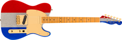FENDER LIMITED EDITION BUCK OWENS TELECASTER - RED, SILVER, & BLUE SPARKLE