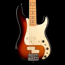 VINTAGE 1983 FENDER ELITE PRECISION BASS 3-TONE SUNBURST WITH CASE