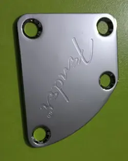 FENDER ELECTRIC GUITAR NECK PLATE METAL NECKPLATE FOR TELECASTER STRATOCASTER