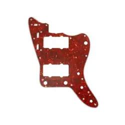 PICKGUARD 3 PLY RED TORTOISE FOR FENDER JAZZMASTER.