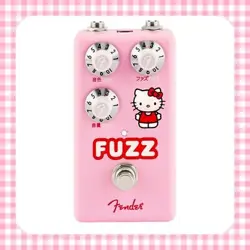 FENDER X HELLO KITTY FUZZ GUITAR EFFECTS PEDAL PINK NEW SANRIO JAPAN