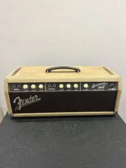 1962 FENDER BASSMAN BROWNFACE TUBE AMP HEAD MODEL 6G6-B VINTAGE RARE WORKS!