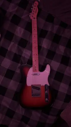 FENDER TELECASTER ELECTRIC GUITAR SUNBURST W/ MAPLE NECK -...