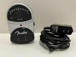 FENDER PT-100 CHROMATIC GUITAR TUNER PEDAL W/POWER CORD