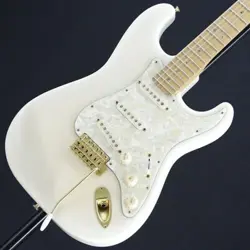 FENDER JAPAN USED STR-135RK RICHIE KOTZEN SIGNATURE SEE-THROUGH WHITE SU #PC43SR