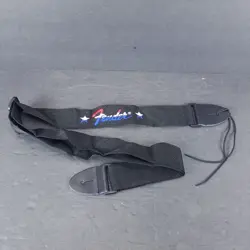 FENDER GUITAR INSTRUMENT STRAP BLACK 2