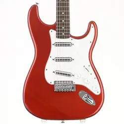 SQUIER BY FENDER VINTAGE MODIFIED SURF STRATOCASTER CANDY APPLE RED 2012 USED