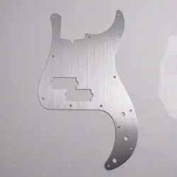 13 HOLE 4 STRING JAZZ BP P BASS PICKGUARDS ALUMINUM SILVER FOR FENDER BP BASS